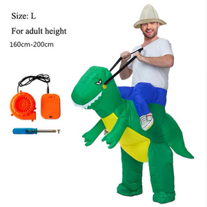 Disfraz Inflable de Dinosaurio Divertido para Fiestas de Carnaval, Disfraz de Tiranosaurio Rex - Product Image 1