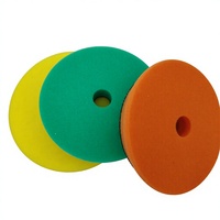 LEWELL Tampons de polissage et de lustrage en mousse abrasive de 6 pouces, série diamant, pour carrosserie automobile et ponçage de sols en pierre