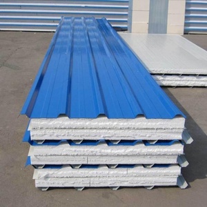 Ce认证现代设计金属<span class=keywords><strong>EPS</strong></span>夹芯板钢外墙系统，用于建筑材料 - Product Image 2