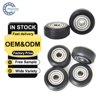 Roues de roulement pour imprimante 3D à faible bruit, en acier inoxydable 420 + nylon/PU, 5x24x10mm, avec double roulement S625zz