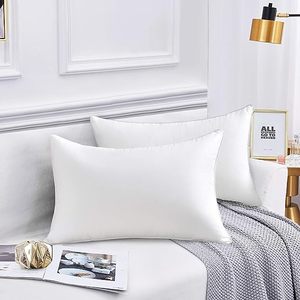 Bộ 2 Trắng 100% Cotton Giọng Gối 16x24 <span class=keywords><strong>Inch</strong></span> Vuông Đệm Chèn Cho Nhà Giường Đi Bộ Ngủ Cho Đọc Sách Giường Nghỉ ngơi - Product Image 6