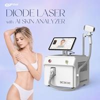 Machine d'épilation au laser à diode commerciale, 3 longueurs d'onde 755 808 1064 nm, prix de la diode laser