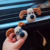 Décoration d'aromathérapie pour voiture en plastique en forme de chien pilote, mignonne, moderne, longue durée, accessoires intérieurs, garantie 3 ans