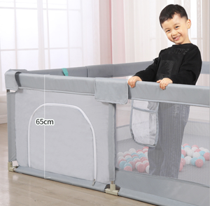 Design moderno pieghevole Playard in plastica trasparente per bambini per giochi interni ed esterni sicuri per neonati e bambini piccoli