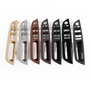 Premium <b>Leather</b> Interior <b>Door</b> Pull <b>Handle</b> Cover Trim 7PCS Full Set X5 X6 Models Universal Fit Left/Right Hand Drive Compatible - Product Image 5