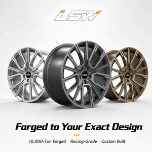 ล้อฟอร์จ LS8141 จากโรงงานโดยตรง สี Gunmetal ขอบขัดเงา ลายซี่ลวดคู่ ขนาด 18 19 20 นิ้ว 5x120 สำหรับ BMW Mercedes Audi - Product Image 5