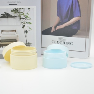 Tarros de plástico transparente redondos de pared gruesa de 250 ml, contenedor de 250 g con tapas color oro rosa para cremas y lociones cosméticas - Product Image 5