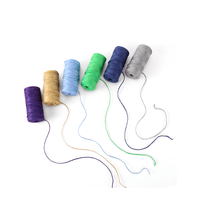 En gros personnalisé de haute qualité teint couleur naturel chanvre Jute corde rouleau Jute ficelle couleur 2mm cordon cadeau emballage corde 100M