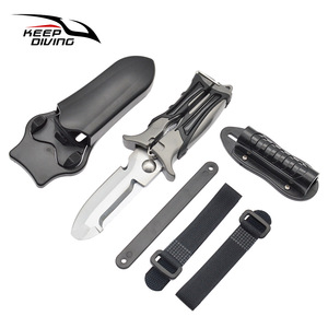 Cuchillo de Buceo Keep Diving, Acero Inoxidable 420, KF-961, Herramienta Multifuncional para Rescate Acuático y Corte de Cuerdas - Product Image 4