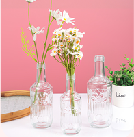 Transparante glazen fles met aluminium schroefdop voor fruitwijn, sap & likeur, dranken, melkthee 250ml 350ml 500ml