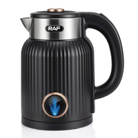 Bouilloires Électriques RAF en Acier Inoxydable, Chauffage Rapide, Qualité Supérieure, Chauffe-Eau, Arrêt Automatique pour Usage Domestique