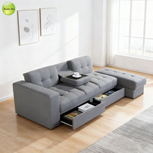 Factory Custom Living Room Furniture 3 Seat <strong>Sofa</strong> Set Convertible Sleeper <strong>Sofa</strong> Bed With Cup Holder Drawer Futon <strong>Sleeping</strong> <strong>Sofa</strong> 310 - Product Image 1