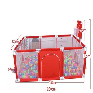Clôture pour enfants, clôture de basket-ball pour bébé, parc de jeu <span class=keywords><strong>s</strong></span>écurisé, fosse à balles pour enfants, aire de jeux intérieure pour bébé, clôture de parc pour bébé - Product Image 6