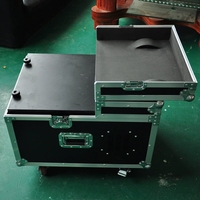 Machine à Brouillard Basse Professionnelle à Base d'Eau, 4 Atomiseurs, DMX512, Effet de Fumée au Sol avec Flight Case pour Mariages et Grandes Scènes