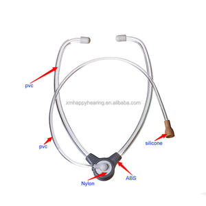 Estetoscopio de plástico con tubo de escucha y amortiguador para pruebas - Product Image 5