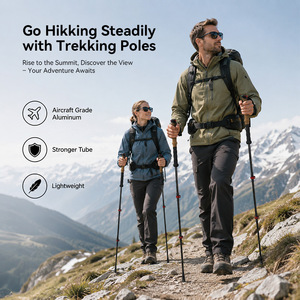 Nuevas Bastones de Senderismo de Aluminio 7075 con Mango de Corcho EVA para Montañismo, Trekking y Caminatas Nórdicas - Product Image 5