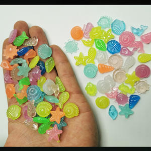 12 Soorten Lichtgevende Kleine Plastic Zeedieren Diy Aquarium Decoraties Met Dolfijnschelp Zeester Walvis Lichtgevende Vissen - Product Image 4