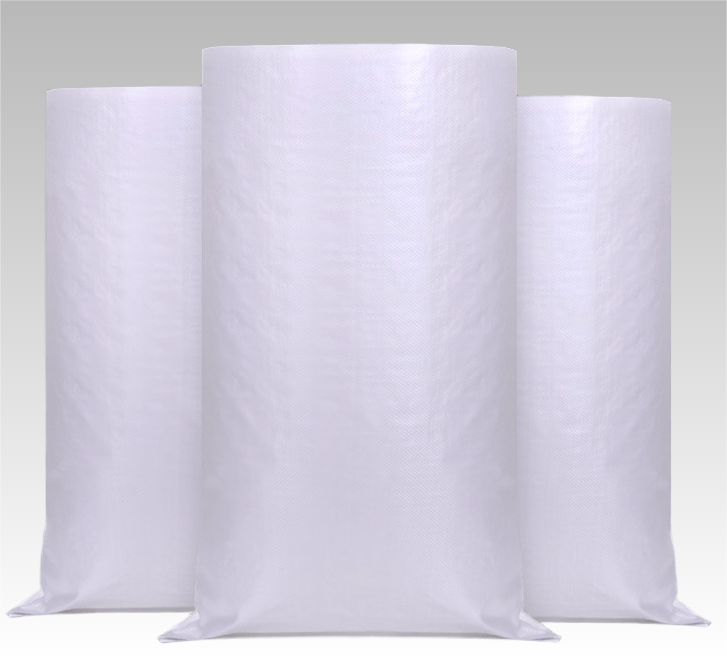 High Quality White Plastic Polypropylene PP Woven Sack Bags 25kg & 50kg Capacity for Grains Rice Flour & Feed