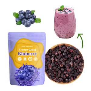 Etiqueta privada Arándano natural Liofilizado Fruta Batido Arándanos Liofilizado Aperitivos Batidos Bebida - Product Image 1