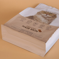 Prix de gros taille personnalisée 2.5kg emballage alimentaire pour animaux de compagnie sac en aluminium avec fermeture éclair pour chiens cochons oiseaux lapins et nouilles