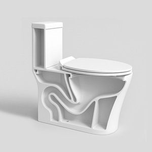 Inodoro de Dos Piezas Confiable y Más Vendido, Diseño Ergonómico y Fácil de Usar para la Renovación del Baño - Product Image 4