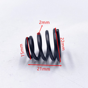 Resorte de Compresión en Espiral de Acero al Carbono de 2 mm de Diámetro, Personalizado, Tipo Pagoda, para Baterías y Uso Automotriz - Product Image 5