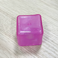 Composants de coque gonflable DIY en forme de mangue à changement de couleur, jouet de décompression à presser, conteneur vide anti-stress avec bouchon