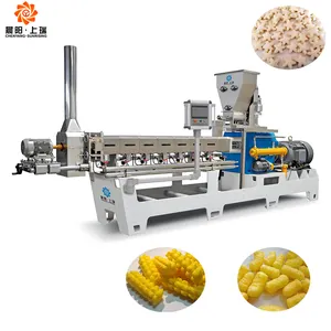 Gepofte Maïsstokjes Snacks Kaasbal Voedselverwerkende Machines Puffende Snack Voedsel Extruder Machine