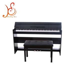 High Quality Digital Upright Piano 88 Keys Weighted Hammer Iron Solid Wood Soundboard 600 Rhythms - Product Image 1