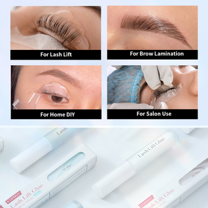 Vente en gros d'adhésif liquide Lashlift sans latex <span class=keywords><strong>Colle</strong></span> de stratification des sourcils de couleur bleue Perm de <span class=keywords><strong>cils</strong></span> 10-15s <span class=keywords><strong>Colle</strong></span> Lash Lift de marque privée - Product Image 4