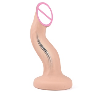 YOCY Dildo Strap-on con Correa, Núcleo Metálico Flexible, Rotación en Cualquier Dirección, Juguetes Sexuales de Silicona para Mujeres, Estimulación del Punto G - Product Image 1
