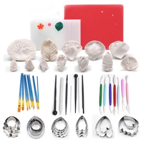 Moules et fraises en Silicone pour gâteaux, époussette de sucre en résine de Silicone, stylos sculptés, brosses à friture, outils de modelage - Product Image 2