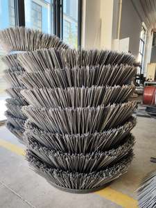 Nouvelle brosse latérale robuste pour balayeuse, en fil d'acier de qualité industrielle et PP, à changement facile, compatible avec les balais de <span class=keywords><strong>gouttière</strong></span> et les balais Elgin - Product Image 3