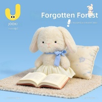 Fun-Finding Forgotten Forest Lapin à oreilles droites, Peluche, Poupée, Compagnon d'oreiller, Poupée en tissu - Unisexe, Polyester, 31-50 cm, Anniversaire