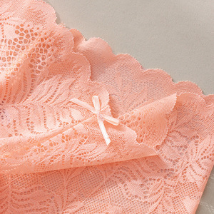 Braguitas de Encaje Sexy para Mujer, Transpirables, de Tiro Medio, Secado Rápido, Ropa Interior Erótica, Tipo Boyshort con Lazo, Calzones con Aberturas - Product Image 6