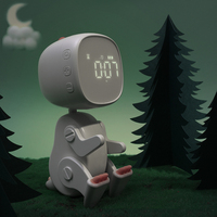 Lustiges Dinosaurier-Design Smart Kinderspielzeug Schlafzimmer Desktop-Timer-Lampe Tisch-Wecker-Licht für Kinder