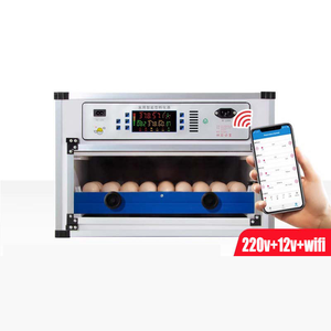 Nueva Incubadora de Huevos Automática de Tamaño Pequeño, Voltaje Único (220V+12V), 98% de Tasa de Incubación para Pollo, Codorniz, Pavo y Más, Material de PC - Product Image 5