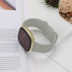 Pour <span class=keywords><strong>Fitbit</strong></span> <span class=keywords><strong>Sense</strong></span> <span class=keywords><strong>Bracelet</strong></span> de <span class=keywords><strong>montre</strong></span> en Silicone souple et étanche pour Versa 3 <span class=keywords><strong>Bracelet</strong></span> TPU de couleur unie - Product Image 6