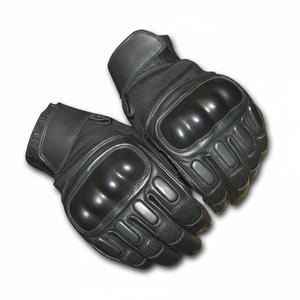 Guantes tácticos resistentes al fuego de diseño personalizado de alta calidad, guantes volantes, pantalla táctil de nudillos duros de cuero - Product Image 1