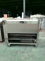 Automatische reinigingsmachine van roestvrij staal voor fruit, groenten, meidoorn, groente- en fruitverwerkingsapparatuur, rolborstel