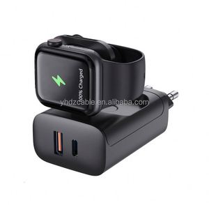 Cargador de Teléfono Móvil 2 en 1 con Carga Rápida PD de 30W, Carga Inalámbrica para Reloj con Puerto Tipo-C - Product Image 3