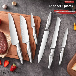 Juego de Cuchillos de Cocina de Buena Calidad Cuchillo de Chef Multiusos para Frutas y Verduras Juego de Cuchillos de Chef de Acero Inoxidable - Product Image 3