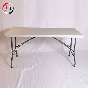 <span class=keywords><strong>Table</strong></span> à manger d'<span class=keywords><strong>extérieur</strong></span> rectangulaire pliante en HDPE de style moderne pour 8 personnes Meubles de banquet en plastique pour restaurant, parc et hôtel - Product Image 3