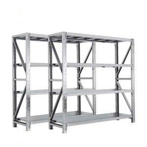 مستودع رخيص الثمن مستودع مرآب المنزل التراص بولليس 4 طبقات طبقات رف ورقة - Product Image 4
