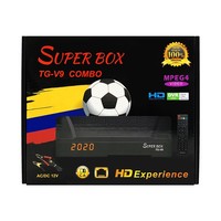 Récepteur TV haute définition T2S2, décodeur avec port Ethernet, prend en charge le WiFi Lanqi OS 1920x1080 en stock