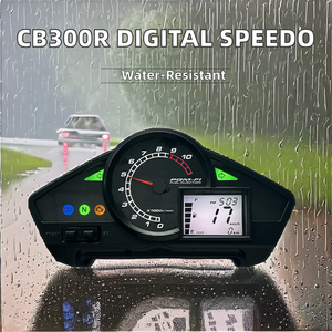 มาตรวัดความเร็วรถจักรยานยนต์หน้าจอ CBR300-LCD พร้อมมาตรวัดระยะทางใหม่สำหรับ CB300R ฮอนด้า Jonway YY 350 9A <span class=keywords><strong>CB</strong></span> 300 R - Product Image 3