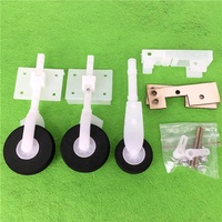 Planche KT assemblée SU27 avec direction des roues avant, train d'atterrissage en nylon résistant aux chutes pour avion à aile fixe RC DIY