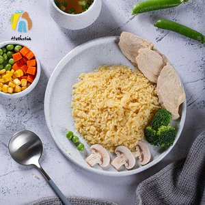 Riz de Konjac Shirataki Hethstia, faible en calories, sans sucre, sans matières grasses, 2,8 g de fibres alimentaires, certifié Halal, substitut de repas - Product Image 5