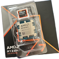 Nouveau processeur CPU Ryzen 7 7800X3D avec socket AM5, 8 cœurs, 120 W