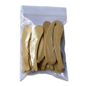 Fabbrica all'ingrosso di bambù eco-friendly spatola curva a mezzaluna per il <span class=keywords><strong>trucco</strong></span> spatola per cosmetici - Product Image 6